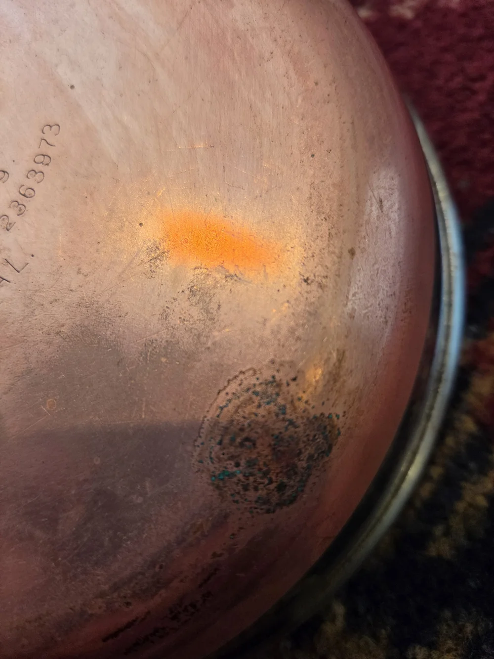 Revere Ware Copper-Clad Cookware - Riverside, Cal Stamp